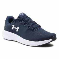 Εκπτωση 🤩 Φτηνός ✔️ Under Armour Άνδρες Παπούτσια Προπόνησης Παπούτσια Ua Charged Pursuit 2 3022594-401 Σκούρο μπλε ⭐ 🔥