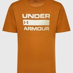 ΧΟΝΔΡΙΚΟ ΕΜΠΟΡΙΟ 🌟 Εξοδος 🛒 Under Armour Άνδρες T-shirts T-Shirt Ua Team Issue Wordmark 1329582 Πορτοκαλί Loose Fit 🥰 🌟