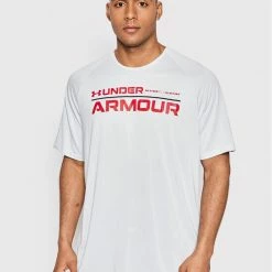 Καλύτερη πώληση ⌛ Συμφωνίες 🎁 Under Armour Άνδρες T-shirts T-Shirt Ua Tech™ 1370538 Γκρι Loose Fit 👍 🎁