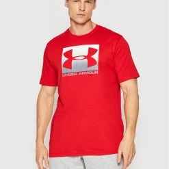 ΧΟΝΔΡΙΚΟ ΕΜΠΟΡΙΟ 🔔 Ολοκαίνουργιο 🌟 Under Armour Άνδρες T-shirts T-Shirt Ua Boxed Sportstyle 1329581 Κόκκινο Loose Fit 🧨 🔥
