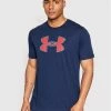 Flash Sale 😍 Αγορά 🎉 Under Armour Άνδρες T-shirts T-Shirt Big Logo 1329583 Σκούρο μπλε Regular Fit 🛒 👍