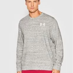 Τοπ 10 💯 Πολύ καλή προσφορά ✔️ Under Armour Άνδρες Μπλούζες Χωρίς Φερμουάρ Μπλούζα Ua Rival Terry 1370404 Γκρι Relaxed Fit 🎉 🛒