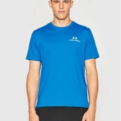 ΧΟΝΔΡΙΚΟ ΕΜΠΟΡΙΟ 🎁 Προώθηση 🤩 Under Armour Άνδρες T-shirts T-Shirt Ua Rush Energy 1366138 Μπλε Loose Fit 😍 ⭐