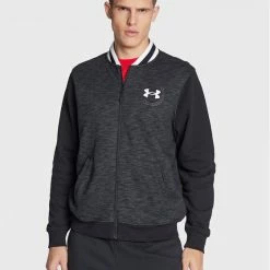 Under Armour Εκπτώσεις 35 Ολοκαίνουργιο 🎁 Καλύτερη πώληση 🥰 Under Armour Άνδρες Μπλούζες Με Φερμουάρ Μπλούζα Ua Essential 1373811 Μαύρο Loose Fit 🤩 🛒