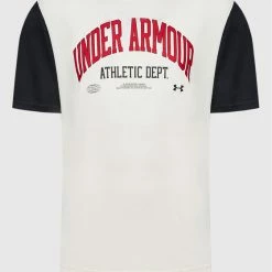 Προώθηση ⌛ Φτηνός ❤️ Under Armour Άνδρες T-shirts T-Shirt Dept Clrblk 1370515 Μπεζ Relaxed Fit 🥰 ❤️ -Under Armour Εκπτώσεις unnamed file 313