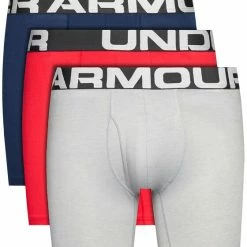 Προϋπολογισμός 👏 Τοπ 10 🤩 Under Armour Άνδρες Μπόξερ Σετ μποξεράκια 3 τμχ Ua Charged Cotton Boxerjock 1327426 Έγχρωμο 🎁 😀