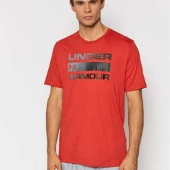 Κουπόνι 😀 Flash Sale 🧨 Under Armour Άνδρες T-shirts T-Shirt Ua Team Issue Wordmark 1329582 Κόκκινο Loose Fit ⭐ 🎉