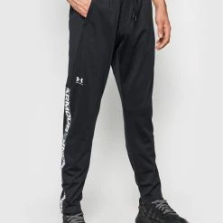 ΧΟΝΔΡΙΚΟ ΕΜΠΟΡΙΟ 🎁 Νέος 😉 Under Armour Άνδρες Παντελόνια Φόρμας Παντελόνι φόρμας Ua Tricot Track 1366209 Μαύρο Loose Fit 💯 😍