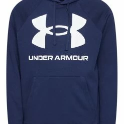 Αγορά ⌛ Φτηνός 🛒 Under Armour Άνδρες Μπλούζες Χωρίς Φερμουάρ Μπλούζα Ua Rival Fleece Big Logo 1357093 Σκούρο μπλε Loose Fit 😉 🌟 -Under Armour Εκπτώσεις unnamed file 515