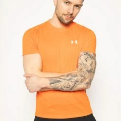 Συμφωνίες 😉 Εξοδος 😉 Under Armour Άνδρες Μπλουζάκια Τεχνικά Φανελάκι τεχνικό Ua Streaker 1326579 Πορτοκαλί Fitted Fit ✔️ ⌛
