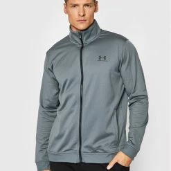 Καλύτερη πώληση 👏 Flash Sale 👏 Under Armour Άνδρες Μπλούζες Με Φερμουάρ Μπλούζα Sportstyle Tricot 1329293 Γκρι Loose Fit ⌛ 👍